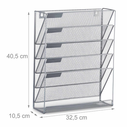 Magazine holder wall