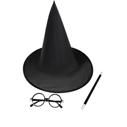 Magician/wizard costume set of 4 Kruzzel 19555