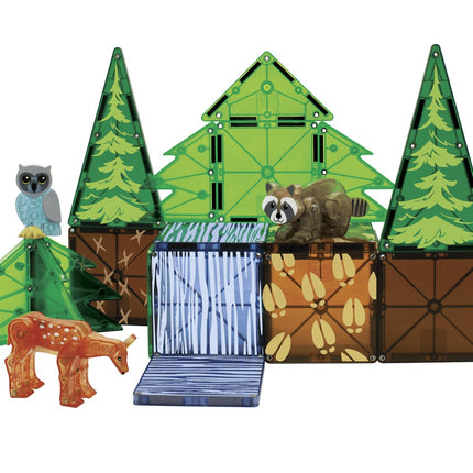 Magna-Tiles Magnetic Building Tiles Forest Animals, 25 Pcs