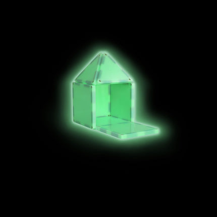 Magna-Tiles Magnetic Building Tiles Glow, 16 Pcs