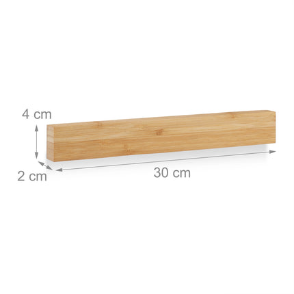 Magnet bar bamboo 30 cm