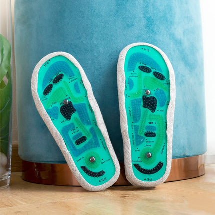 Magnetic Acupressure Slippers Massers InnovaGoods - L/XL