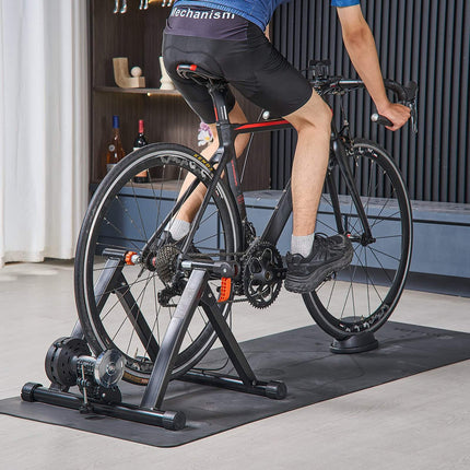 Magnetic Bike Trainer Stand, 6-Level, Foldable, 26-29 in, 700C