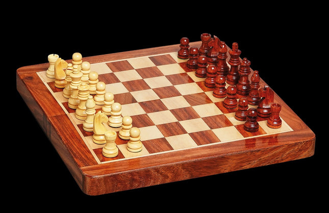 Magnetic Chess Board Game for Easy Play and Storage