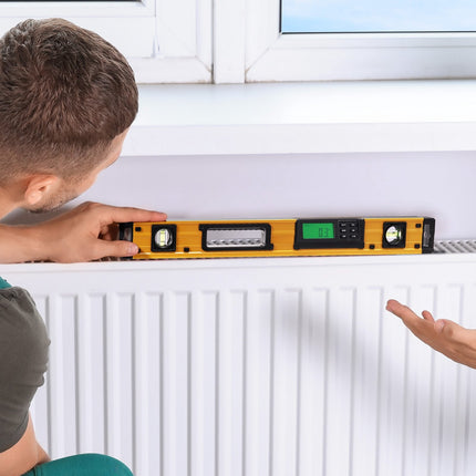 Magnetic Digital Level 24 Inch, Backlit LCD, 0–360