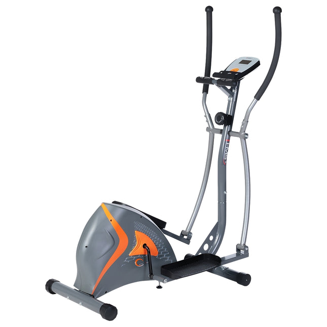 Magnetische Elliptische Trainer, Grijs - Fitnessapparatuur voor Thuis