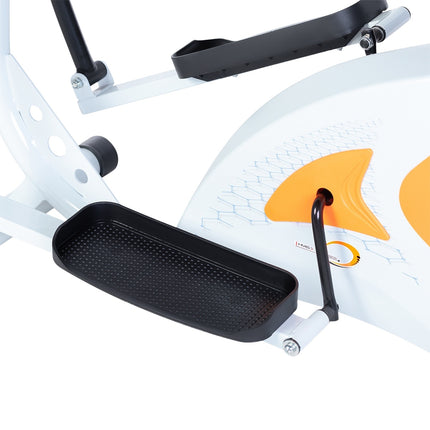 Magnetic Elliptical Trainer, White, Home Fitness Equipment