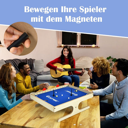 Magnetic Mini Foosball Table with 2 Balls & Handles