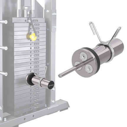 Magnetic Pin for Weight Stack Load Enhancement