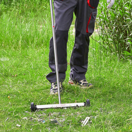 Magnetic Sweeper With Wheels, 17-Inch, 10 lb Capacity