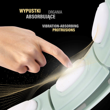Magnetic Weighted Hula Hoop with Counter & Waist Support