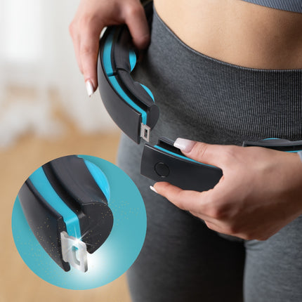 Magnetic Weighted Hula Hoop with Counter & Waist Support