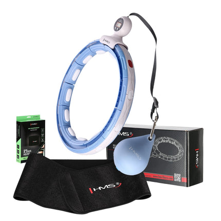 Magnetic Weighted Hula Hoop with Counter & Waist Support