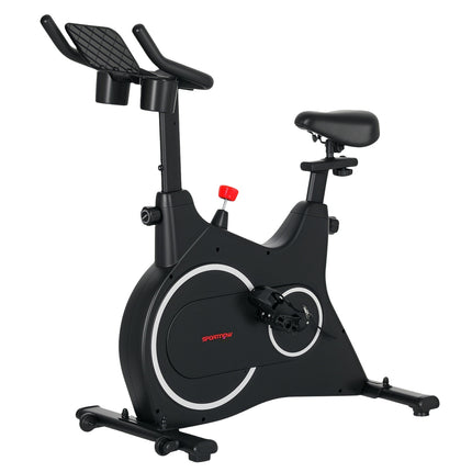 Magnetic resistance recumbent exercise bike with LCD and holder