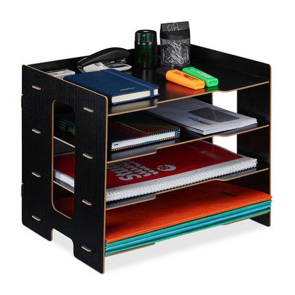Mailbox in MDF with 3 compartments