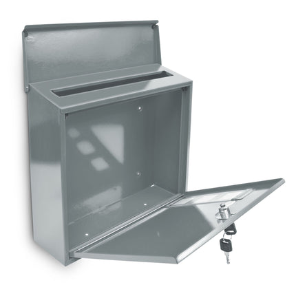 Mailbox metal with 3 viewing windows