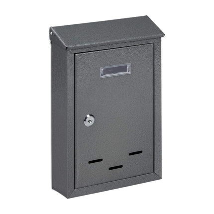 Mailbox with nameplate