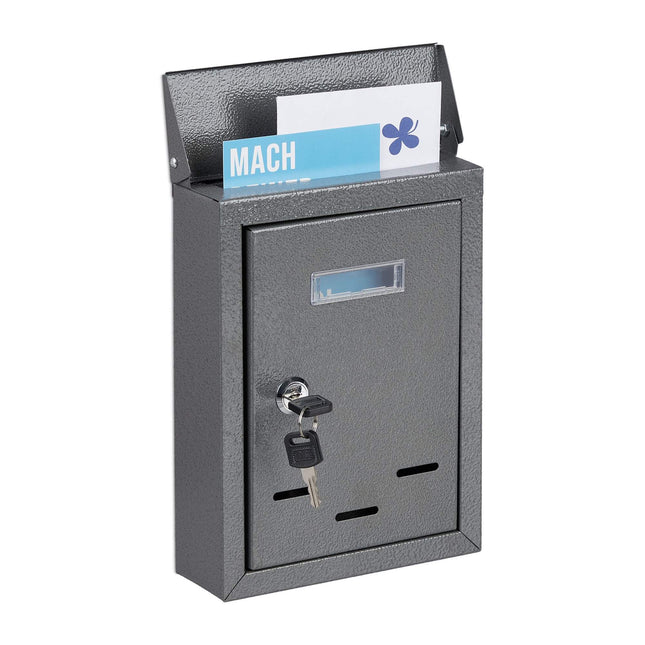Mailbox with nameplate
