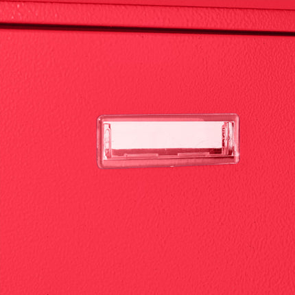 Mailbox with nameplate