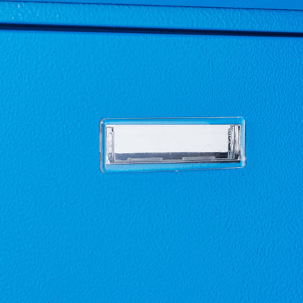 Mailbox with name tag