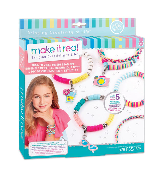 Make It Real Diy Bracelets Set "Summer Vibes Heishi Bead"