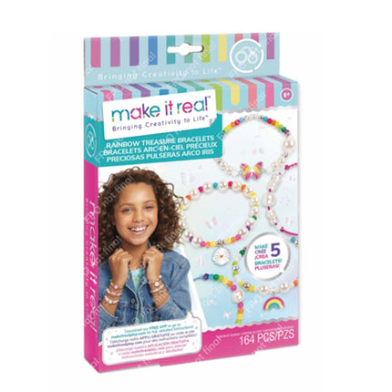 Make It Real Diy Jewelry Set Rainbow Treasure Bracelets