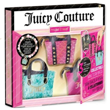 Make It Real Juicy Couture 3 Handbag And Bracelet Large Set