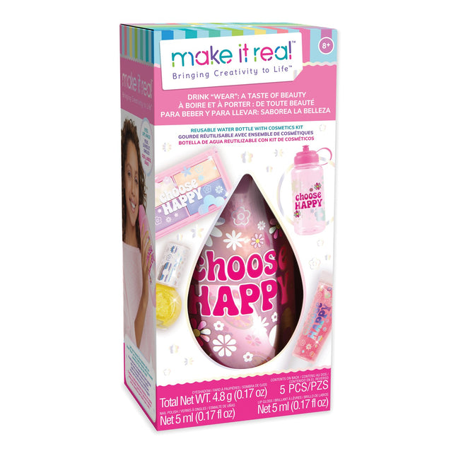 Make It Real Waterfles Met Cosmetica Set "A Taste Of Beauty"