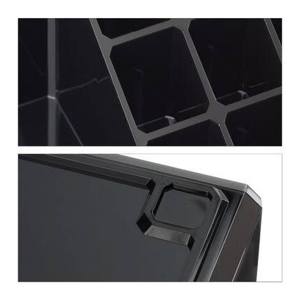 Make-up storage in acrylic with 21 compartments