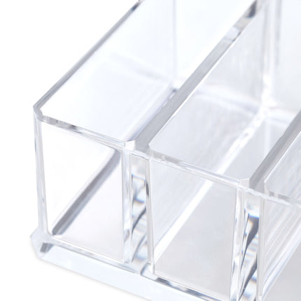 Makeup storage with 8 compartments