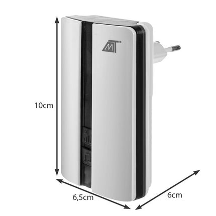 Malatec 23372 white wireless doorbell