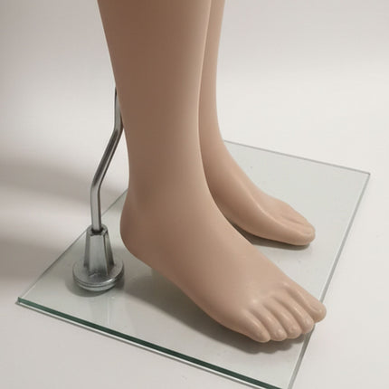 Male Mannequin with Stand – Movable Arms, Glass Base