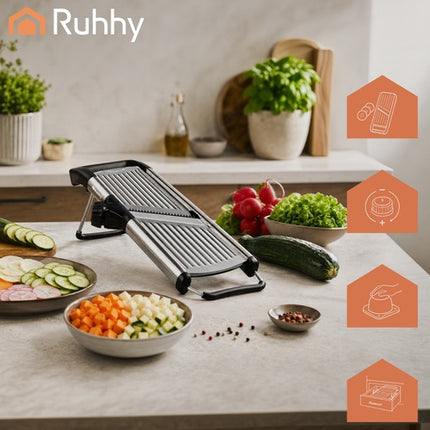 Mandoline Vegetable Slicer, Adjustable Stainless Steel