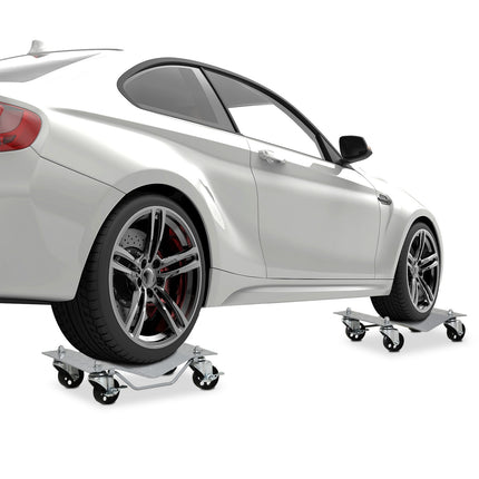 Maneuvering jack kit, tire assist with 4 wheels, grey, 40.5x30 cm