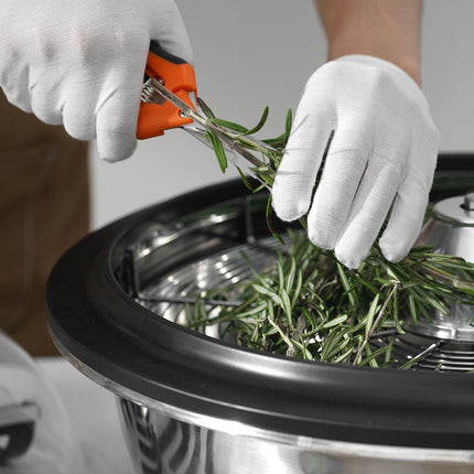 Manual Bud Bowl Trimmer 19-Inch, Clear Dome, 3 Blades