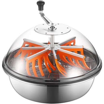 Manual Bud Bowl Trimmer 24 Inch, Stainless Blades, Clear Lid