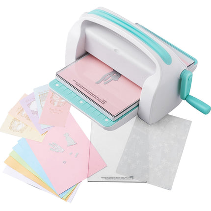 Manual Die Cutting and Embossing Machine, 9-Inch Opening