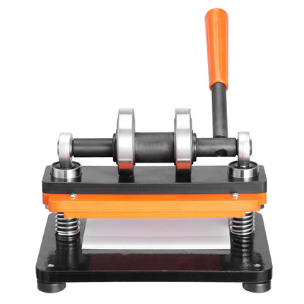 Manual Leather Embossing Press, 18 x 10 cm Plate, 12 mm Stroke
