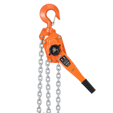 Manual Lever Chain Hoist, 6 Ton, 3 m G80 Chain, Dual Pawl Brake
