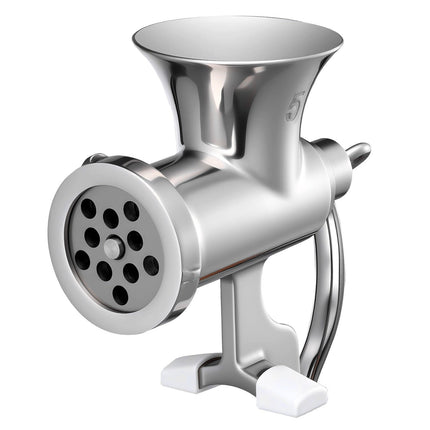 Manual Meat Grinder, 304 Stainless, Table Clamp, Sausage Kit