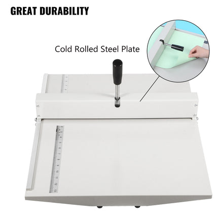 Manual Paper Creasing Machine, 18 In 460 Mm, Metal, 2 Blocks