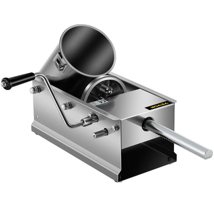 Manual Sausage Stuffer, 3L, 304 Stainless, 5 Tubes