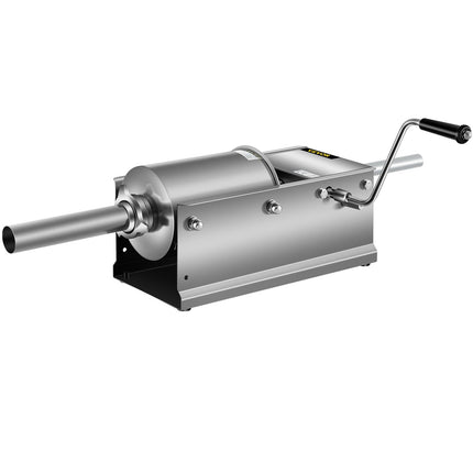 Manual Sausage Stuffer, 3L, 304 Stainless, 5 Tubes