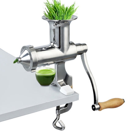 Manual Wheatgrass Juicer, 304 Stainless Steel, 3 Sieves