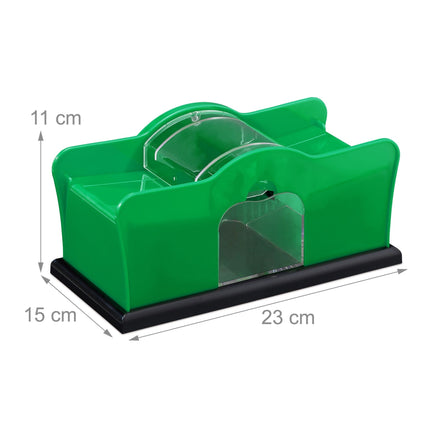 Manual card shuffler