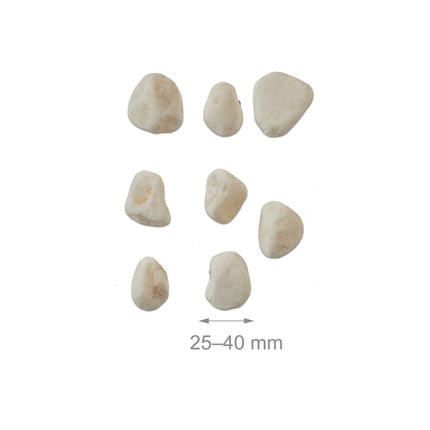 Marble gravel white 25-40 mm