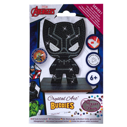 Marvel Art Set With Crystals, Black Panther