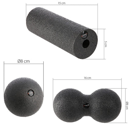 Massage Roller and Balls Set – 3 Pieces