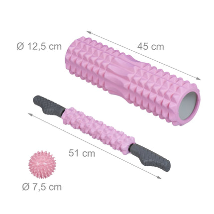 Massage set in 3 parts