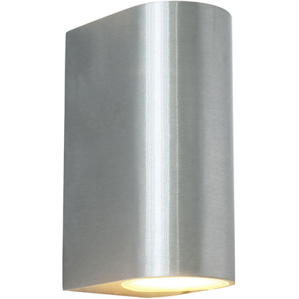 Mats II Wall luminaire 2xGU10 socket IP44 Aluminium